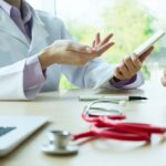 doctor and patient are discussing something