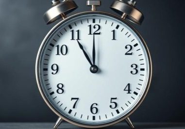 Alarm clock symbolizing urgent past due payments.