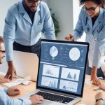 ear nose and throat physicians discussing medical cases in an office setting