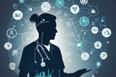 unlocking the power of medical billing - illustration of a medical professional with various medical icons around 